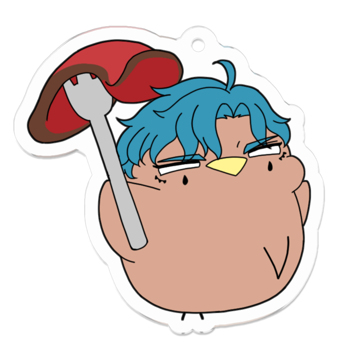 アクリルキーホルダー - 50 x 50 (mm)