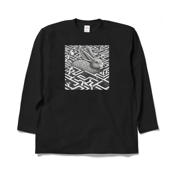 ロングスリーブTシャツ - XL - ブラック