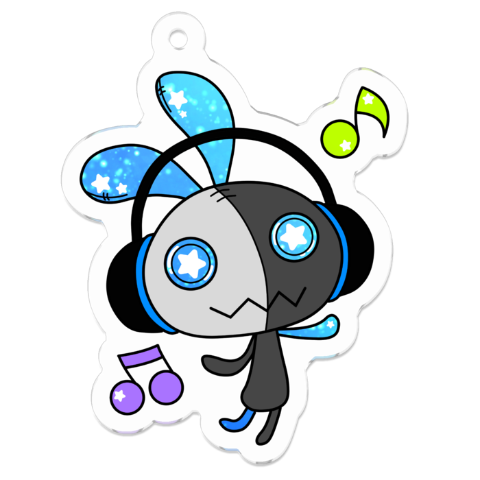 アクリルキーホルダー - 50 x 50 (mm)