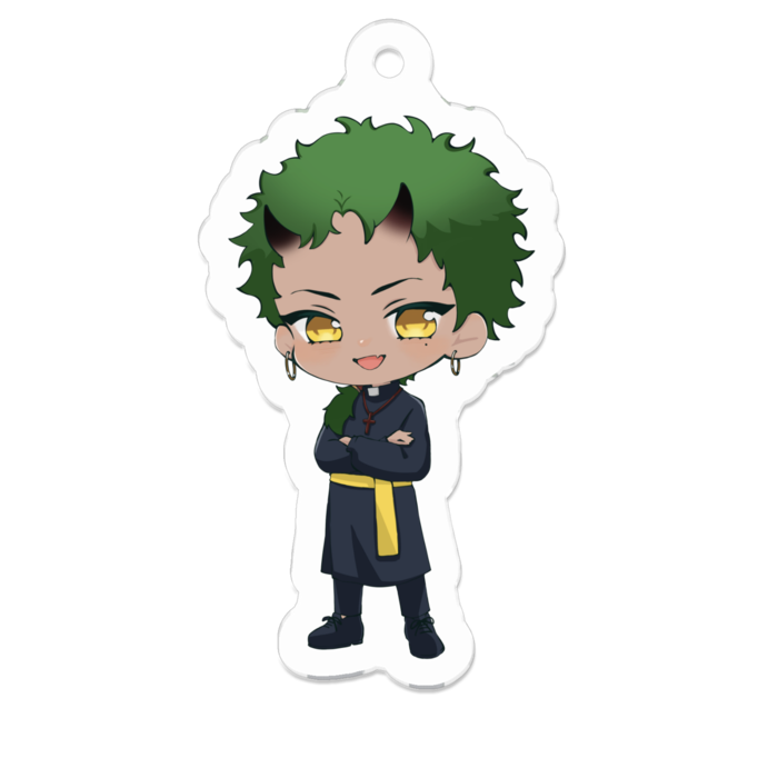 アクリルキーホルダー - 50 x 50 (mm)