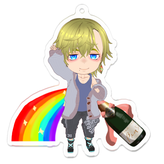 アクリルキーホルダー - 70 x 70 (mm)