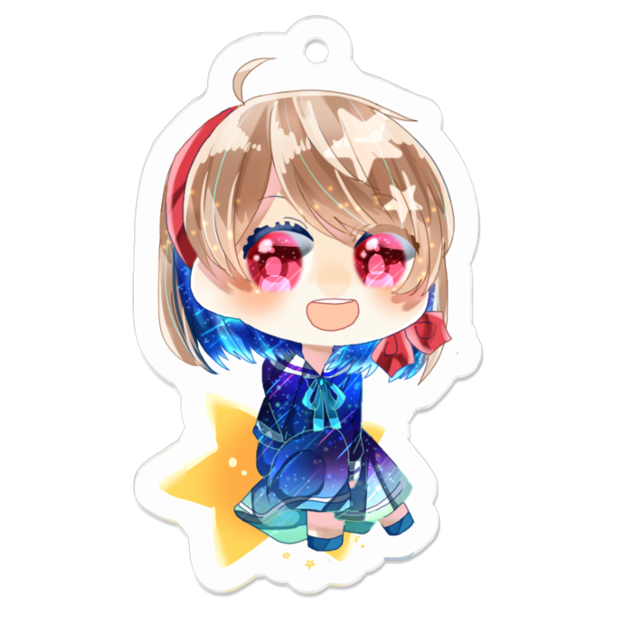 アクリルキーホルダー - 50 x 50 (mm)