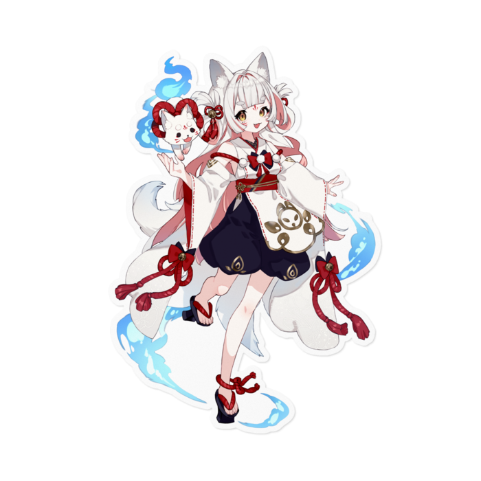 ステッカー - 160 x 160 (mm)ホワイト