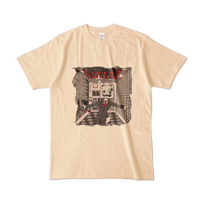 カラーTシャツ - L - ナチュラル (淡色)