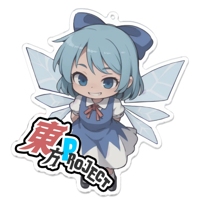 アクリルキーホルダー - 100 x 100 (mm)