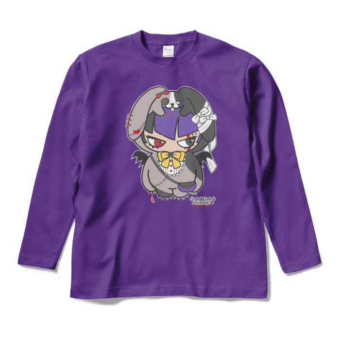ロングスリーブTシャツ - M - パープル
