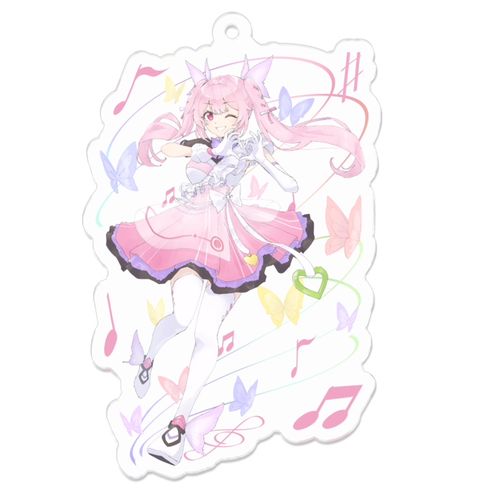 アクリルキーホルダー - 70 x 70 (mm)