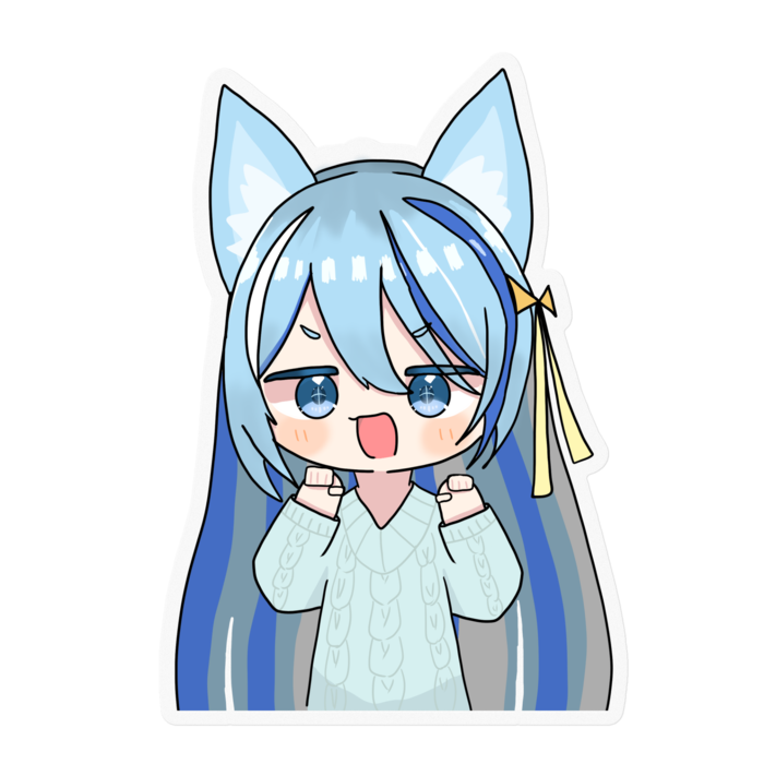 ステッカー - 100 x 100 (mm)