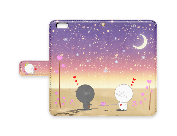 手帳型iPhoneケース - iPhone6 Plus - ストラップ穴 あり