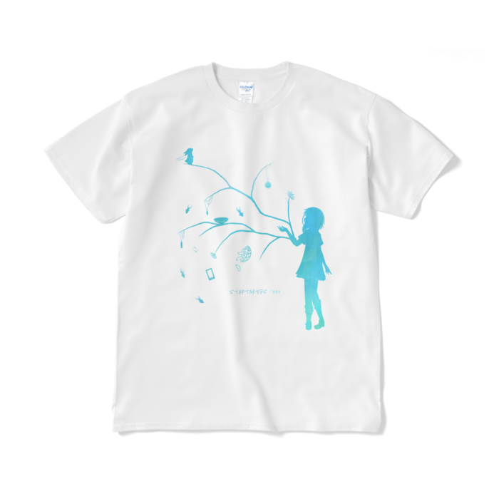 茎T（XL） - ホワイト