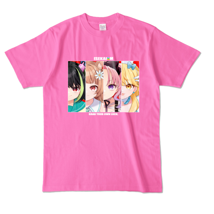 カラーTシャツ - L - ピンク (濃色)