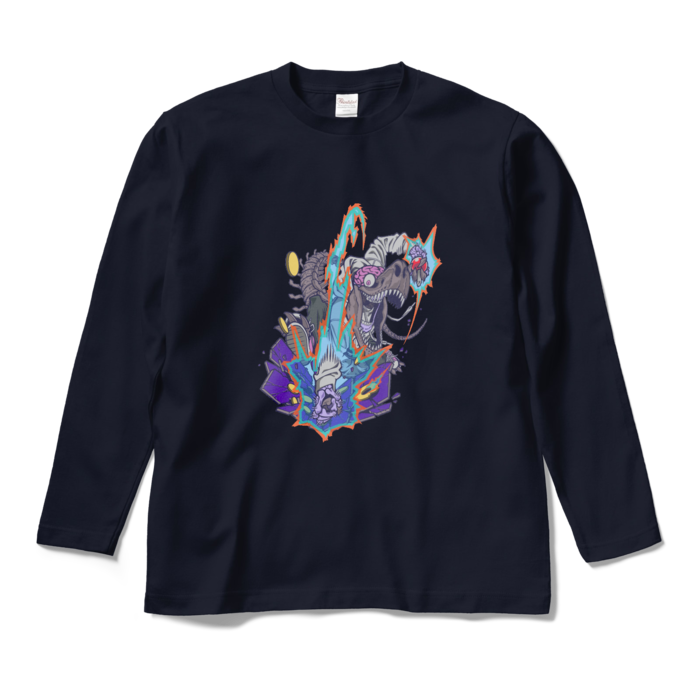 ロングスリーブTシャツ - M - ネイビー