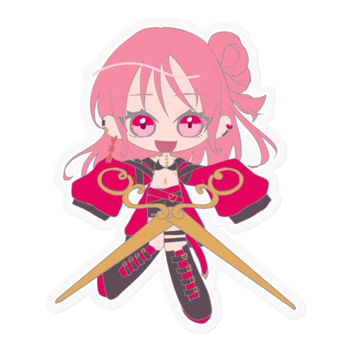 ステッカー - 100 x 100 (mm)