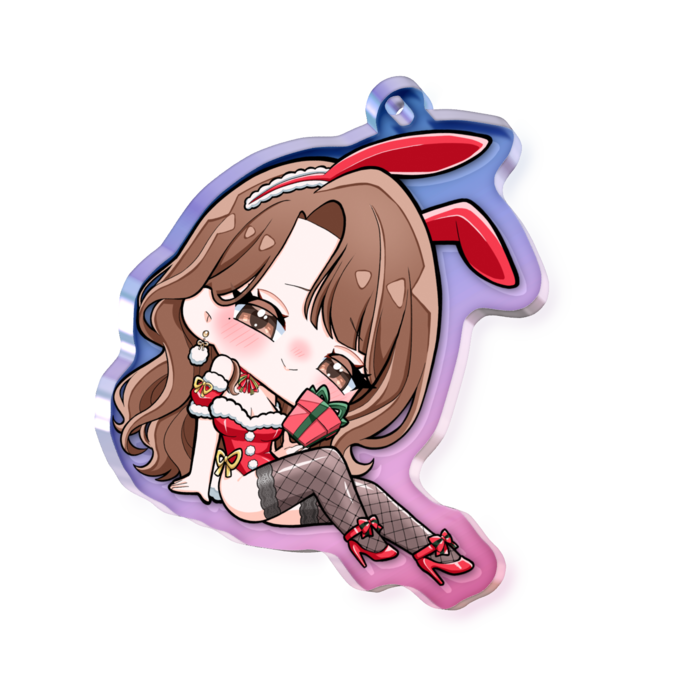 オーロラアクリルキーホルダー - 50 × 50mm(1)