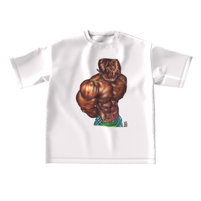 ビッグシルエットTシャツ - L - 両面