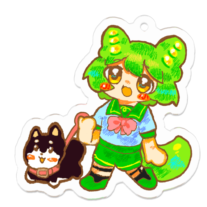 アクリルキーホルダー - 50 x 50 (mm)