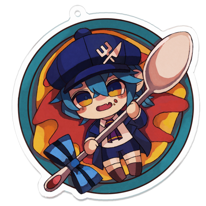 アクリルキーホルダー - 70 x 70 (mm)