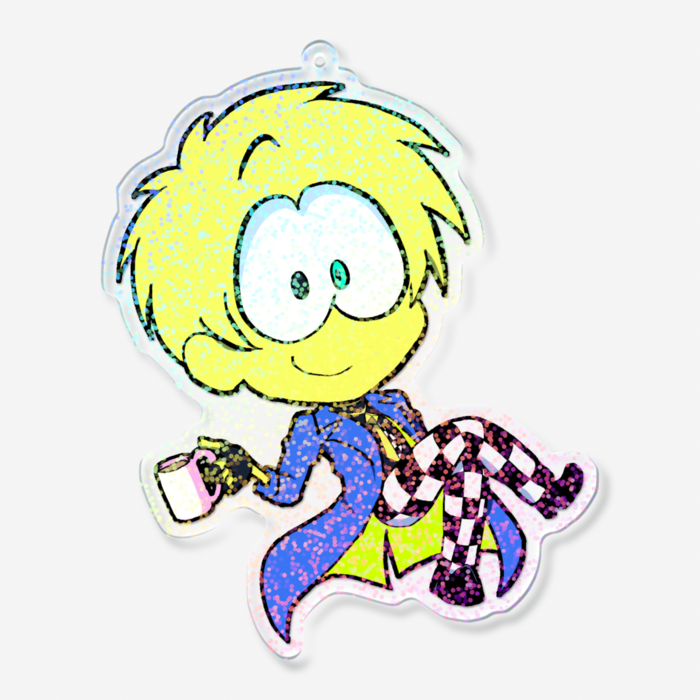 ホログラムアクリルキーホルダー - 100 × 100mm