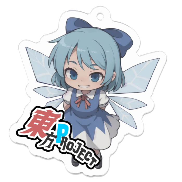 アクリルキーホルダー - 50 x 50 (mm)