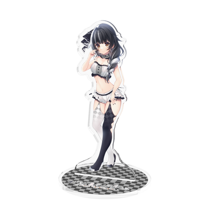 アクリルフィギュア - 100x100mm カーディガン無