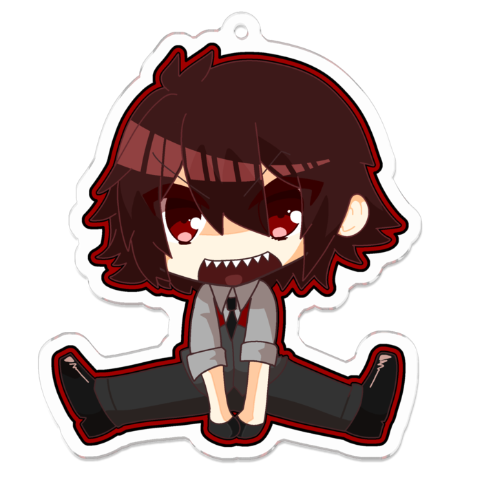 アクリルキーホルダー（コーティング） - 70 x 70 (mm)