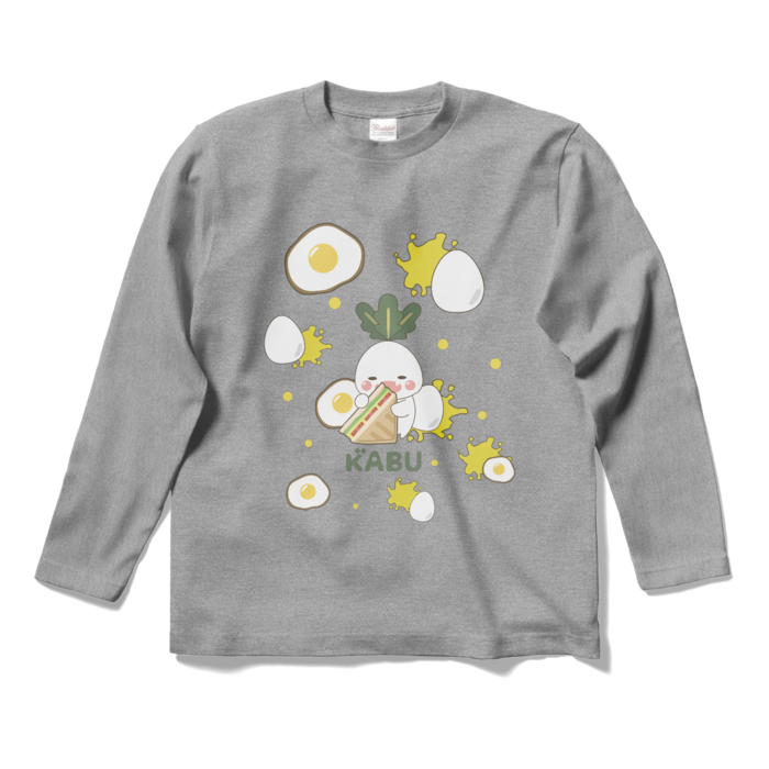 ロングスリーブTシャツ - S - 杢グレー