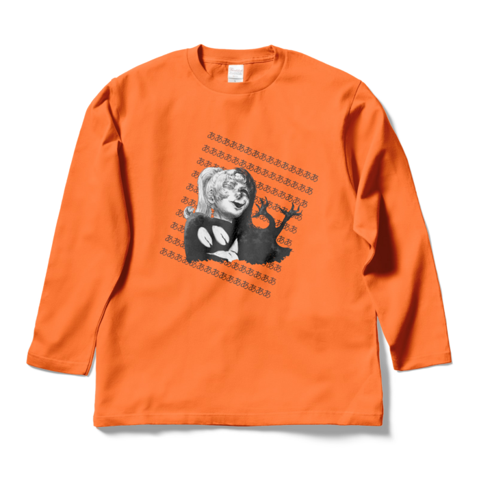 ロングスリーブTシャツ - L - オレンジ