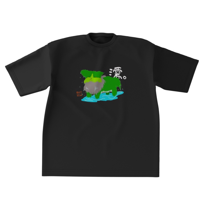 ビッグシルエットTシャツ - XL - Black