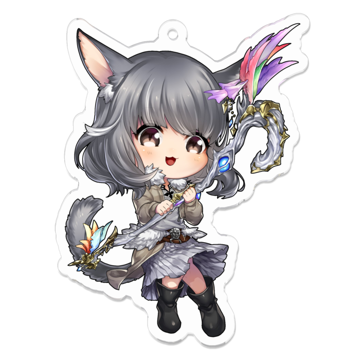 アクリルキーホルダー - 70 x 70 (mm)