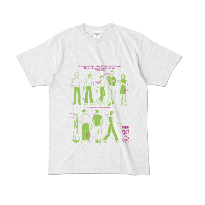 アッシュTシャツ - L - pink