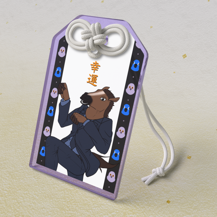 アクリルお守り - 50 × 80mm