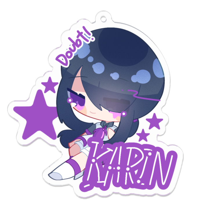 アクリルキーホルダー - 70 x 70 (mm)