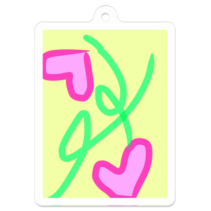 アクリルキーホルダー - 50 x 50 (mm)