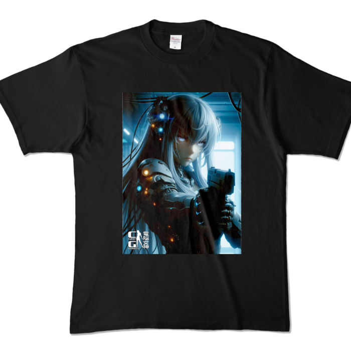 カラーTシャツ - XL - ブラック (濃色)