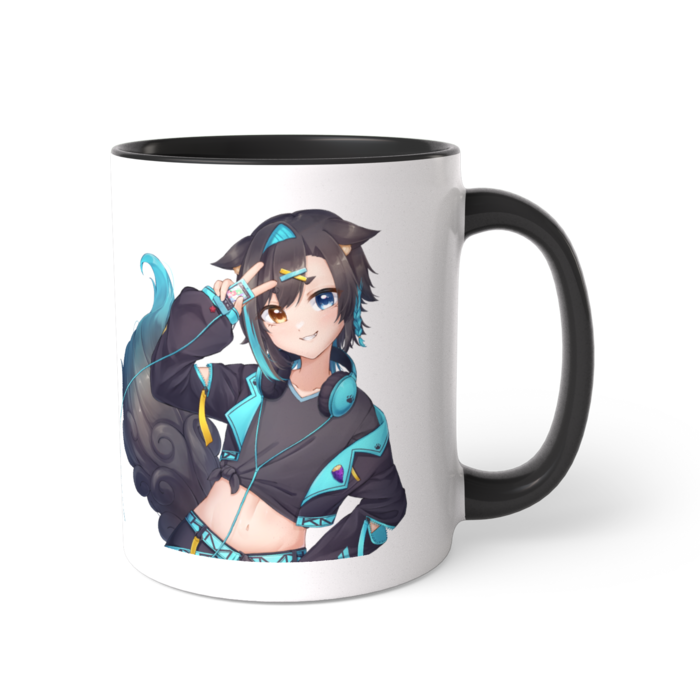 ツートンカラーマグカップ - 直径 8.2cm / 高さ 9.5cm