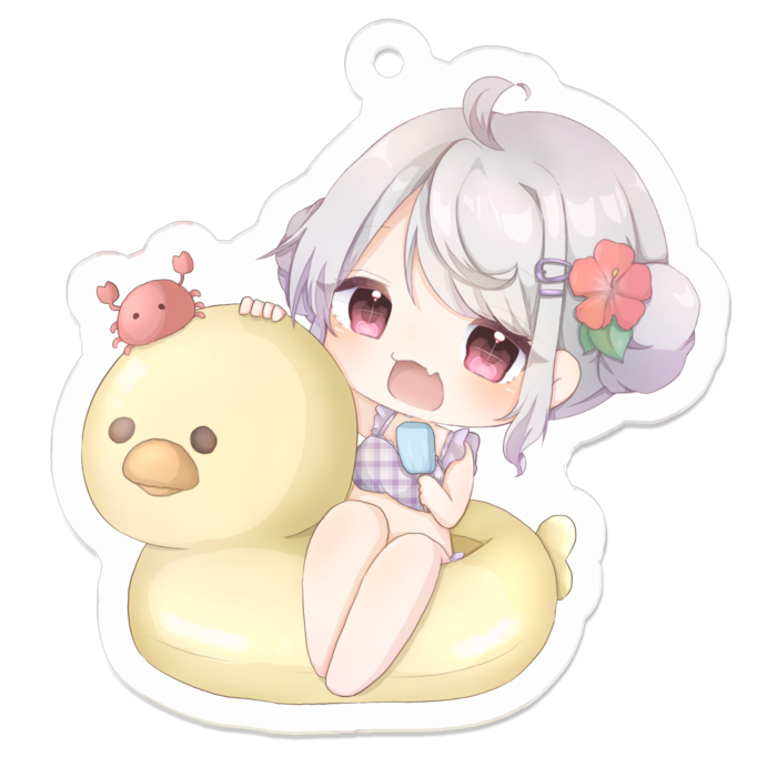 アクリルキーホルダー - 50 x 50 (mm)