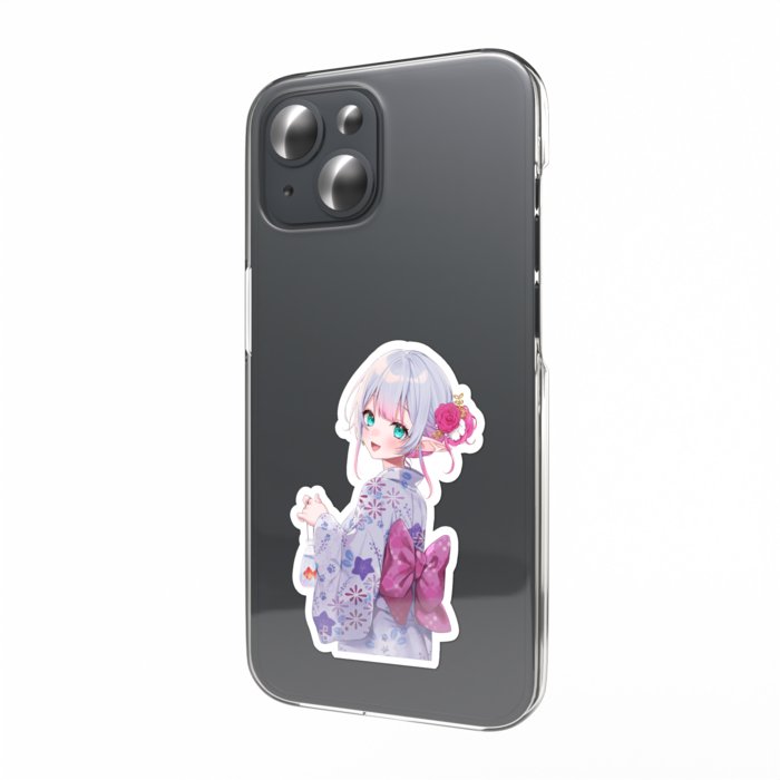 スマホステッカー 浴衣YOU様
