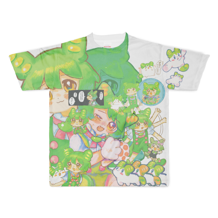 フルグラフィックTシャツ - XL - 両面印刷