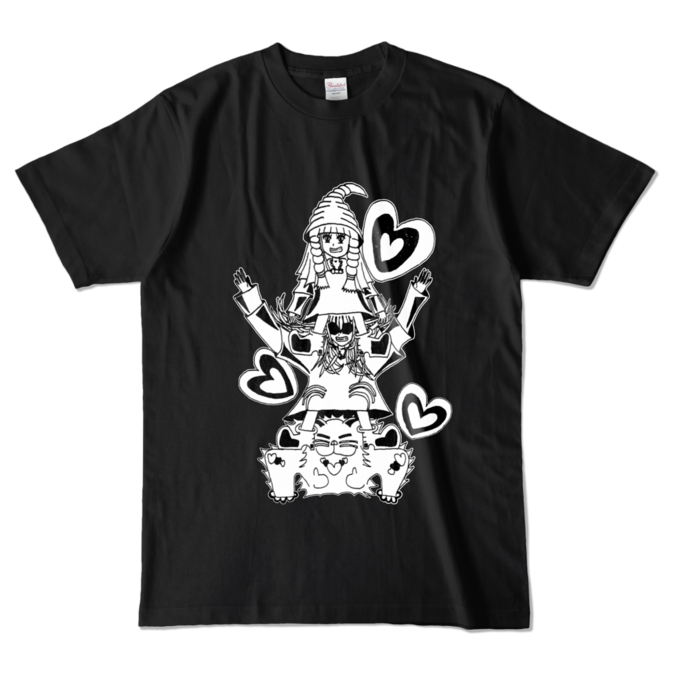 カラーTシャツ - L - ブラック (濃色)