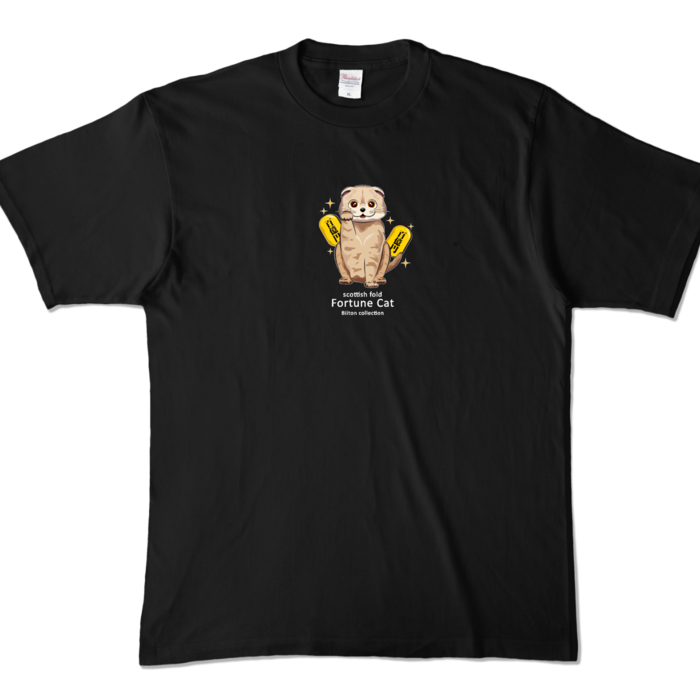 カラーTシャツ - XL - ブラック (濃色)