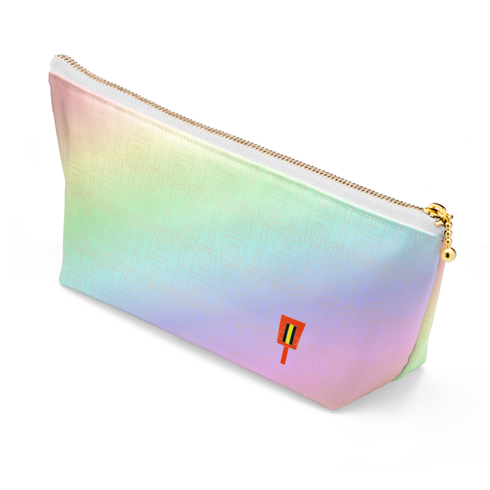 ポーチ - 長さ21.5cm / 高さ10cm - ホワイト