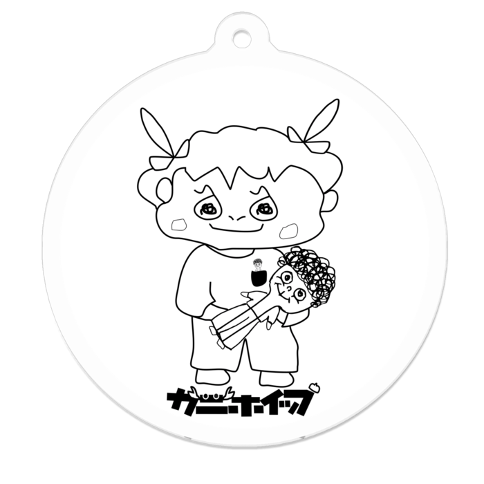 アクリルキーホルダー - 50 x 50 (mm)