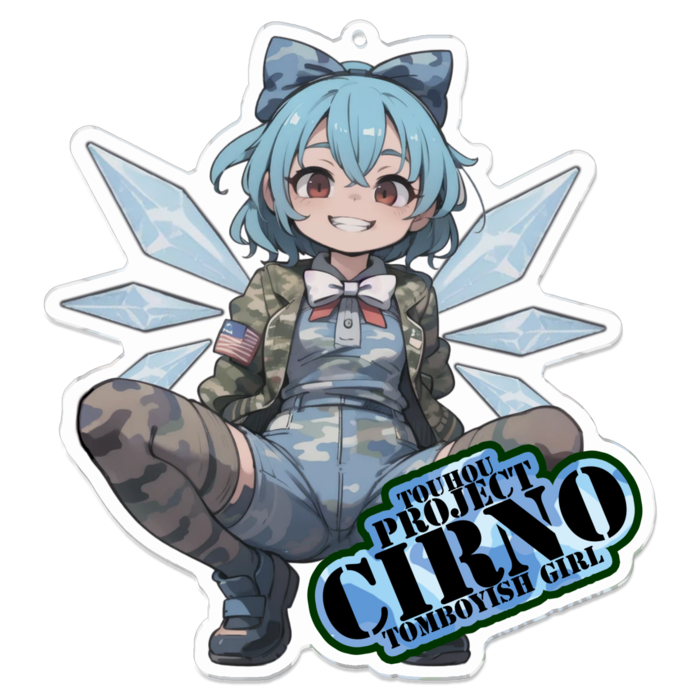 アクリルキーホルダー - 100 x 100 (mm)