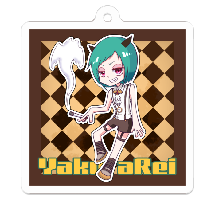 アクリルキーホルダー - 50 x 50 (mm)(1)