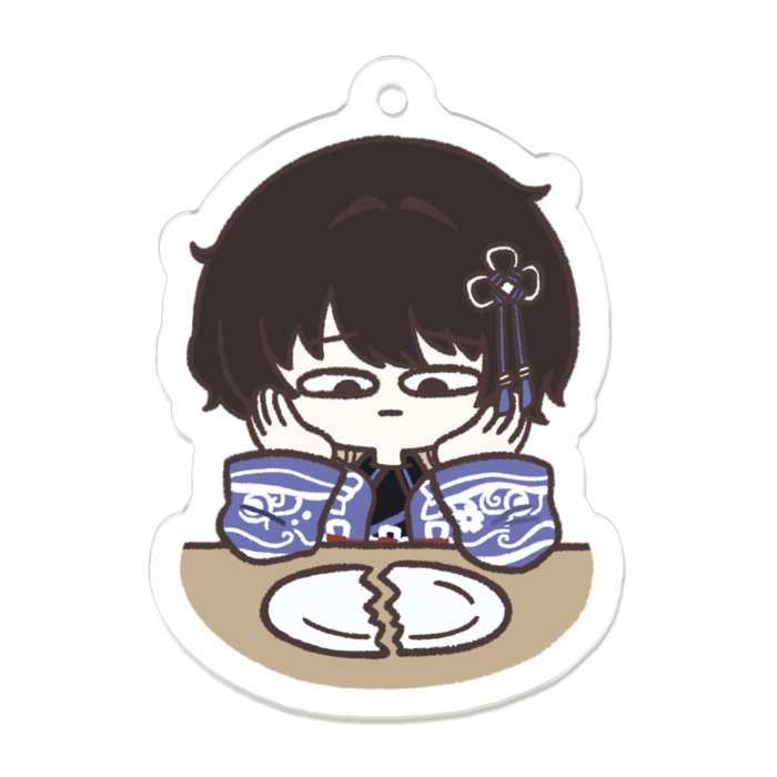 アクリルキーホルダー - 50 x 50 (mm)