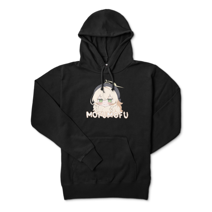 ニヤニヤ教授もふもふパーカー - M - ブラック