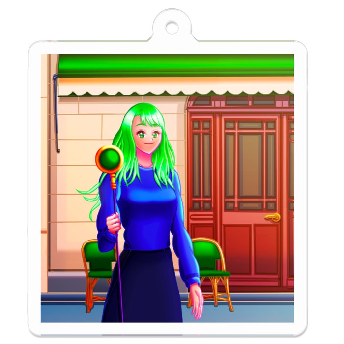 アクリルキーホルダー - 50 x 50 (mm)