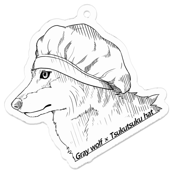 アクリルキーホルダー - 50 x 50 (mm)