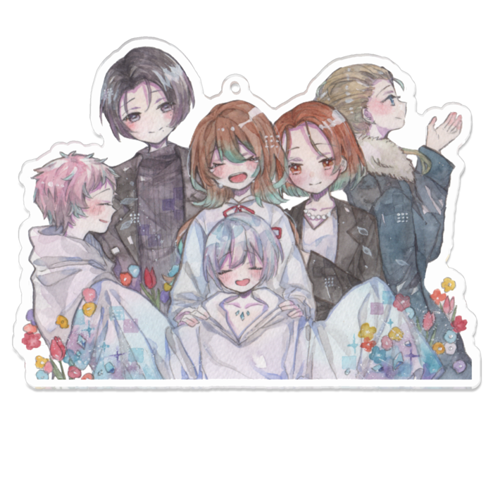 アクリルキーホルダー - 100 x 100 (mm)