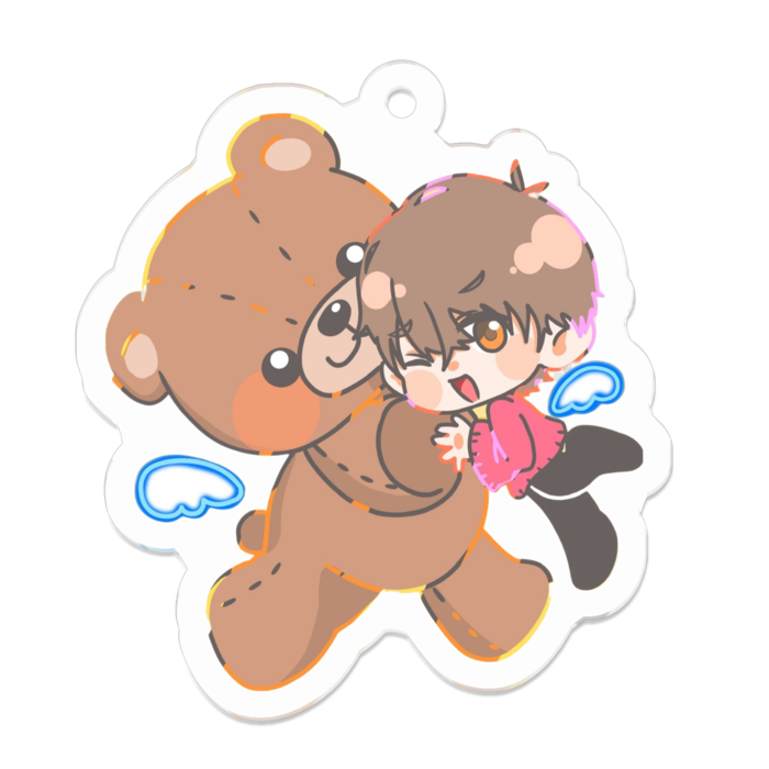 アクリルキーホルダー - 50 x 50 (mm)